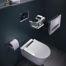 Geberit Duofix 98cm Wall Hung WC Frame with Sigma 12cm Cistern
