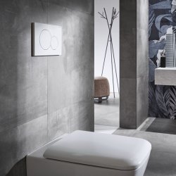 Geberit Sigma 01 White Alpine Dual Flush Plate