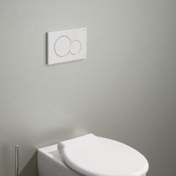 Geberit Sigma 01 White Alpine Dual Flush Plate