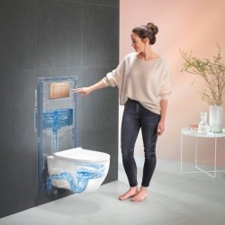 Geberit Duofix 112cm Wall Hung WC Frame with Sigma 12cm Cistern