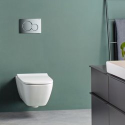 Geberit Sigma 01 Gloss Chrome Dual Flush Plate