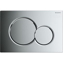 Geberit Sigma 01 Gloss Chrome Dual Flush Plate