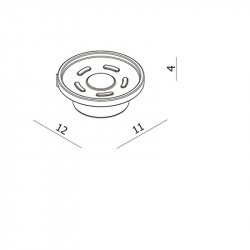 Essential Urban Round Soap Dish