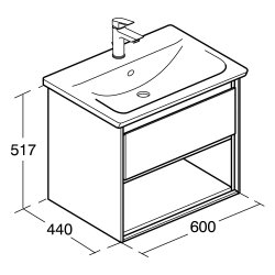 Ideal Standard Connect Air 64cm Vanity Basin