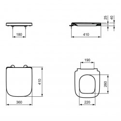 Ideal Standard i.life S Compact Wall Hung WC