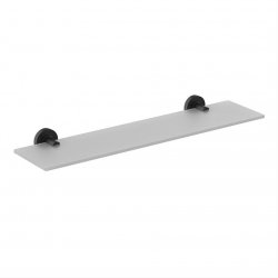 Ideal Standard IOM Silk Black 52cm Frosted Glass Shelf