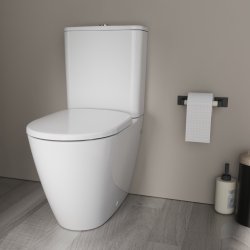 Geberit Smyle 3-in-1 Rimless Close-Coupled Toilet Pack with Pan, Cistern & Soft Close Seat