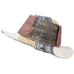 Hemp & Cotton Patch Sun Hat - Multi