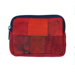 Embroidered Purse - Red