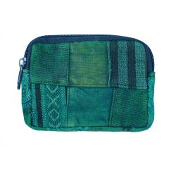 Embroidered Purse - Green