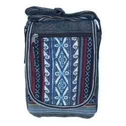 Medium Gheri Print Panel Bag - Grey