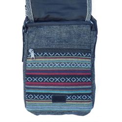 Medium Gheri Print Panel Bag - Grey