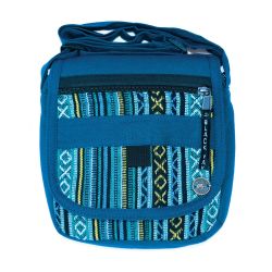 Small Gheri Panel Bag - Blue
