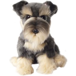 Soft Toy Dog, Schnauzer by Faithful Friends (23cm)H FSCH03