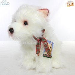Soft Toy Dog, West Highland White Terrier by Faithful Friends (22cm)H FWH03