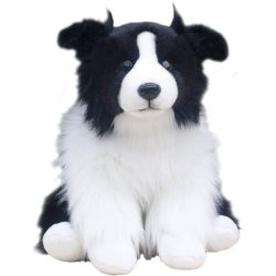 Soft Toy Robbie Border Collie by Faithful Friends (28cm)H FBC07