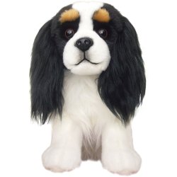 Soft Toy Cavalier King Charles Spaniel, Tri Colour, by Faithful Friends (23cm)H FTCAV03