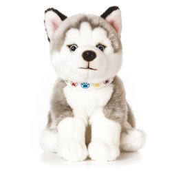 Soft Toy Husky by Living Nature (25cm) AN524