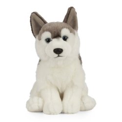 Soft Toy Husky by Living Nature (23cm) AN461