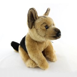 Soft Toy German Shepherd Dog by Faithful Friends (25cm)H FGSD04