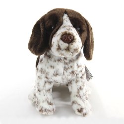 Soft Toy German Shorthaired Pointer Puppy Dog by Faithful Friends (25cm)H FGSP03
