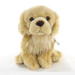 Soft Toy Dog, Golden Retriever by Faithful Friends (23cm)H FGOL03