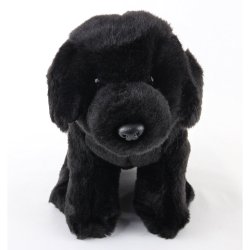 Soft Toy Black Labrador Dog by Faithful Friends (25cm)H FBLAB03