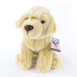 Soft Toy Dog, Yellow Labrador by Faithful Friends (22cm)H FYLAB03