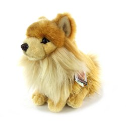Soft Toy Pomeranian Puppy Dog by Faithful Friends (25cm)H FPOM03