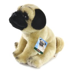 Soft Toy Pug Puppy Dog by Faithful Friends (23cm)H FPUG03