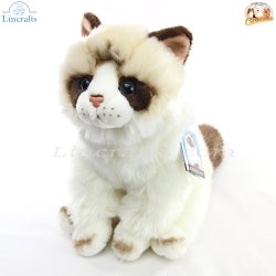 Soft Toy Plush Ragdoll Cat by Faithful Friends (25cm)H FRAG03