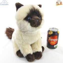 Soft Toy Plush Siamese Cat by Faithful Friends (25cm)H FSIA03