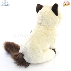 Soft Toy Plush Siamese Cat by Faithful Friends (25cm)H FSIA03