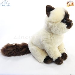 Soft Toy Plush Siamese Cat by Faithful Friends (25cm)H FSIA03