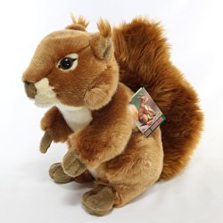 Soft Toy Plush Squirrel by Faithful Friends (25cm)H FRS03
