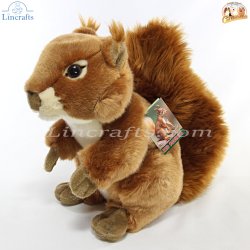 Soft Toy Plush Squirrel by Faithful Friends (25cm)H FRS03