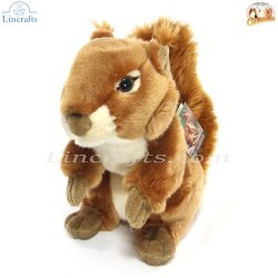 Soft Toy Plush Squirrel by Faithful Friends (25cm)H FRS03