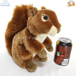 Soft Toy Plush Squirrel by Faithful Friends (25cm)H FRS03