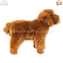 Plush Soft Toy Highland Calf, Harris, by Faithful Friends (17cm)H FHC27