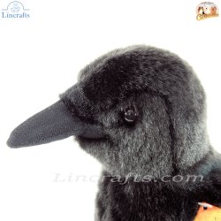 Plush Soft Toy Raven by Faithful Friends (24cm)H RWB02