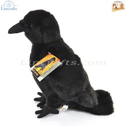 Plush Soft Toy Raven by Faithful Friends (24cm)H RWB02