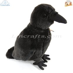 Plush Soft Toy Raven by Faithful Friends (24cm)H RWB02