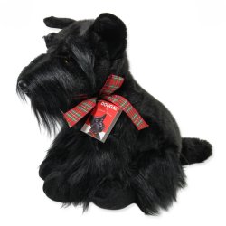Plush Soft Toy Scottish Terrier Dog, Dougal, by Faithful Friends (28cm)H FSD07