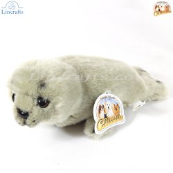 Plush Soft Toy Grey Seal by Faithful Friends (22cm)L FGS03
