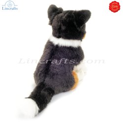 Plush Soft Toy Tri-color Border Collie by Teddy Hermann (30 cm) 91956