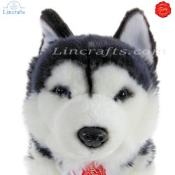 Plush Soft Toy Husky by Teddy Hermann (30 cm) 91976