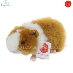 Plush Soft Toy Guinea Pig gold & white by Teddy Hermann (20 cm) 92639