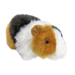 Plush Soft Toy Guinea Pig tricolour by Teddy Hermann (20 cm) 92640