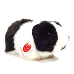 Plush Soft Toy Guinea Pig black & white by Teddy Hermann (20 cm) 92650