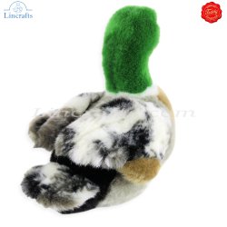 Plush Soft Toy Mallard Male Duck by Teddy Hermann (24 cm) 93131